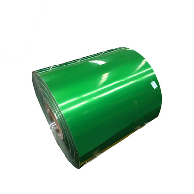 Zielony 600 - 1250 mm Pomalowane cewki Odporność na korozję PPGI Color Coated
