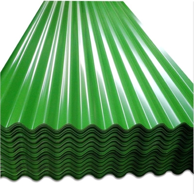 ISO 9001 Red Pre Painted Iron Sheets 610mm Kolorowe pokrycie dachowe z tektury falistej