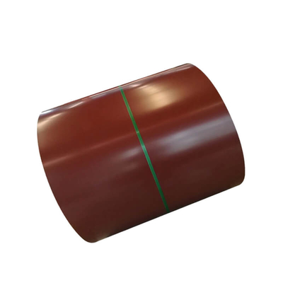 Zielony 600 - 1250 mm Pomalowane cewki Odporność na korozję PPGI Color Coated