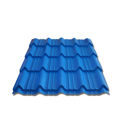 Niebieska blacha dachowa powlekana kolorem 0,6 m DX52D Ppgi Color Coated Sheets