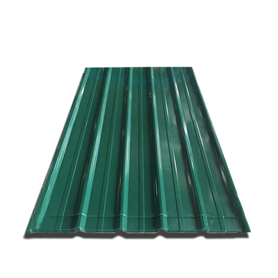 PE 30-275g / M2 Zielone metalowe panele dachowe RAL 9012 Kolorowe blachy faliste