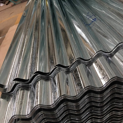 Z125 Ocynkowane faliste blachy dachowe ISO SGCC Blachy faliste 4x8