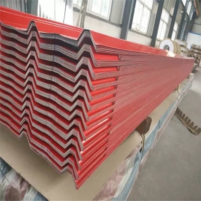 Iso 18001 Malowana blacha dachowa 7-30um Powlekane kolorem metalowe wysokie łożysko