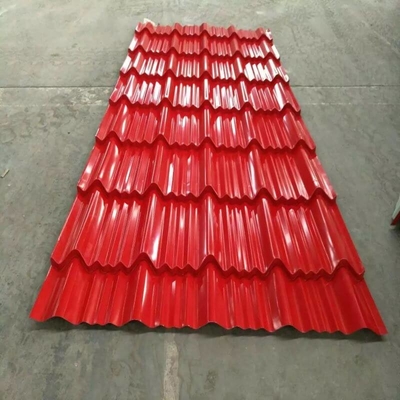Blacha dachowa powlekana kolorem 750 mm SGCC Gi Color Coated Corrugated Sheet
