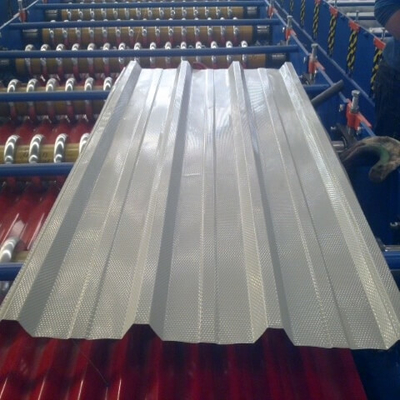 Z275-Z600 Pokryta kolorem blacha dachowa 0,3 - 1,0 mm Czerwone faliste panele dachowe
