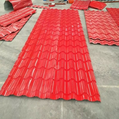 0,125-2,5 mm Regular Spangle Malowana blacha dachowa ocynkowana w kolorze 30g / m2