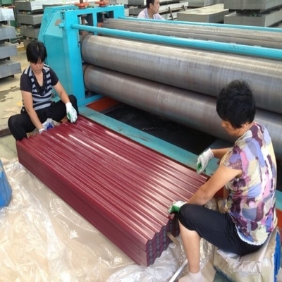 Ral Prepainted Falista blacha dachowa Zero Regular Spangle Hot Dipped Roofing