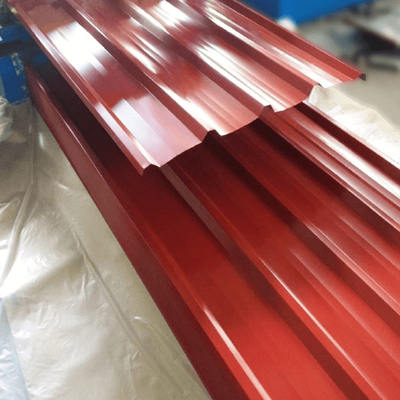 Ral Prepainted Falista blacha dachowa Zero Regular Spangle Hot Dipped Roofing
