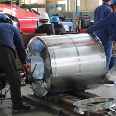 ISO9001 Stalowa cewka ocynkowana Z30 - 150g / M2 Stalowa cewka zanurzana na gorąco