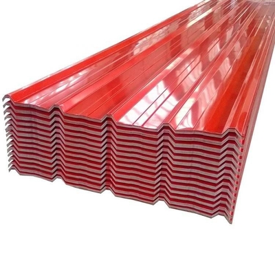 SGCC Malowana blacha dachowa DX51D Pokrycie dachowe ze stali falistej 3-8 ton