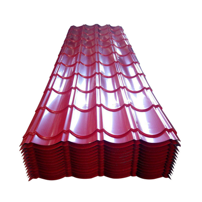 DX51D Malowana blacha dachowa Falista blacha dachowa cynkowa 30g do 275g / M2