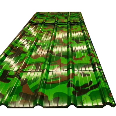800 mm Malowana blacha dachowa Z30 Stal powlekana kolorem Kolor RAL Zwykły Spangle