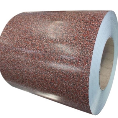 910mm PPGI Prepainted Steel Coil 3-25um Color Coated Coiled Drewniana cegła