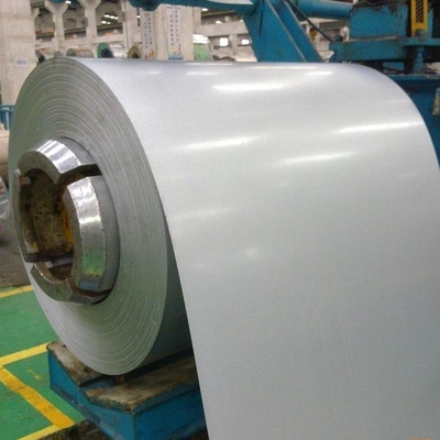 ASTM A792 Dx51d PE Coating Prime PPGI PPGL Brazylia Ral9003 Wstępnie malowana stalowa cewka Galvalume z folią