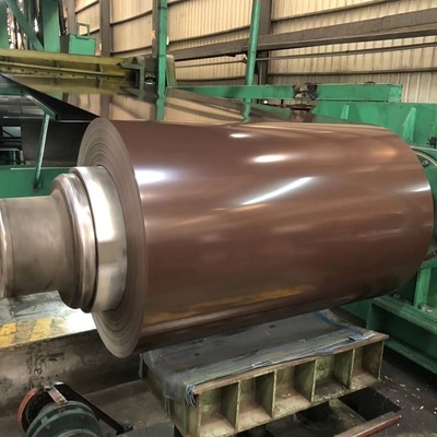 HRB95 Malowana stalowa cewka Galvalume 600 - 1250 mm PPGI Color Coil Sheet