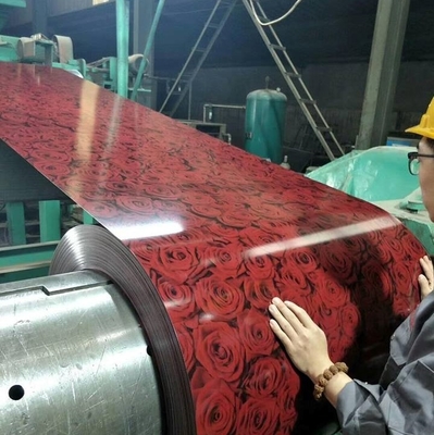HRB95 Malowana stalowa cewka Galvalume 600 - 1250 mm PPGI Color Coil Sheet