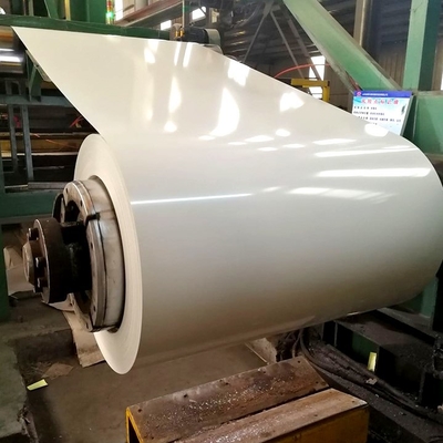 ASTM A792 Dx51d PE Coating Prime PPGI PPGL Brazylia Ral9003 Wstępnie malowana stalowa cewka Galvalume z folią