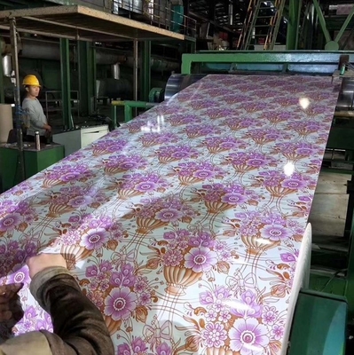 ASTM High Glossy PPGL Cewka SGS 8-35um Wstępnie pomalowana cewka Galvalume